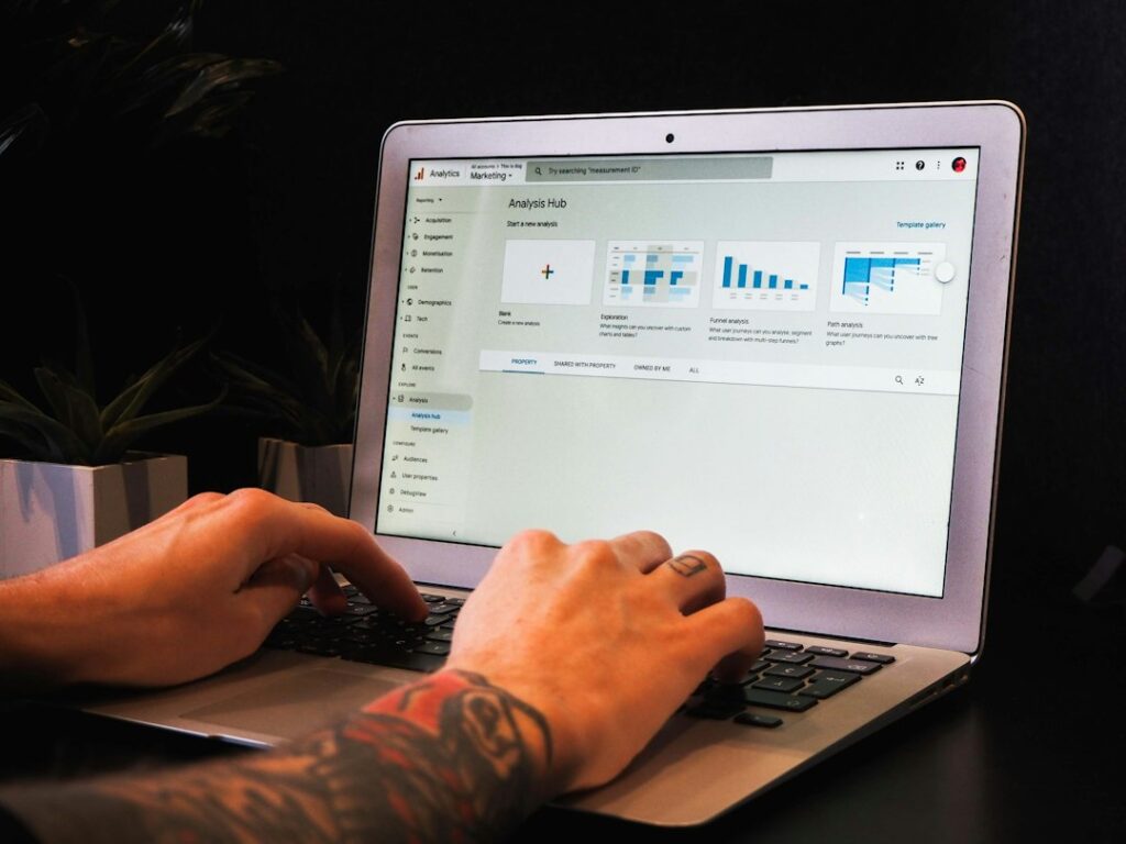 Google Analytics dashboard for small business